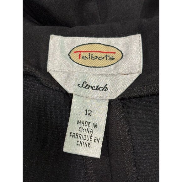 Talbots Womens Black Stretch Pants Size 12 - Picture 3 of 11